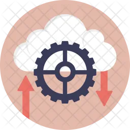 Cloud Computing Operations  Icon