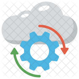 Cloud Computing Operations Icon