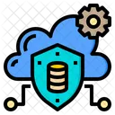 Cloud Computing Protection  Icon