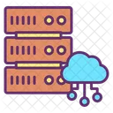 Cloud Computing Server  Icon