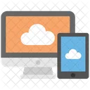 Cloud-Computing-Technologie  Symbol