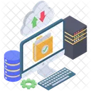 Cloud Computing Cloud Storage Cloud Technology Icon