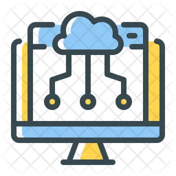 Cloud Computing Website  Icon