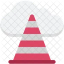 Cloud Cone Traffic Cone Cloud Traffic Icon