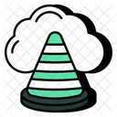 Cloud Cone  Icon