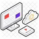 Cloud Configuration Data Configuration Cloud Computing Icon