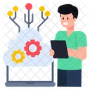 Cloud Settings Cloud Configurations Cloud Nodes Icon