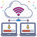Cloud Connected Device  Icon
