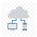 Cloud connected devices  Icon