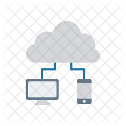 Cloud connected devices  Icon