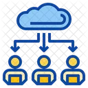 File Transfer Work At Home Office Database Icon