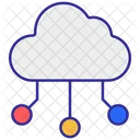 Cloud connecting  Icon