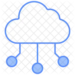 Cloud connecting  Icon