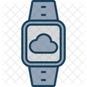 Smartwatch Cloud Device Icon