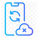 Cloud Connection Error Smartphone Icon