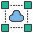 Cloud Data Cloud Connection Cloud Network Icon