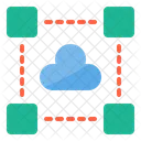 Cloud Data Cloud Connection Cloud Network Icon