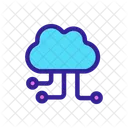 Cloud Structure Data Icon