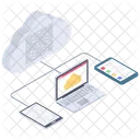 Cloud Connection Cloud Computing Cloud Technology Icon