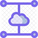 Cloud Network System Icon