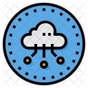 Cloud Server Communication Icon
