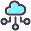 Internet Technology Cloud Connection Cloud Sharing Icon
