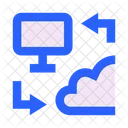 Cloud Pc Computer Icon