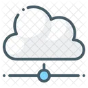 Cloud Connected Internet Icon