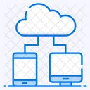Cloud Connection Cloud Network Cloud Hosting Icon