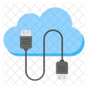 Cloud Connection Computing Icon