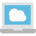 Cloud Connection Laptop Icon