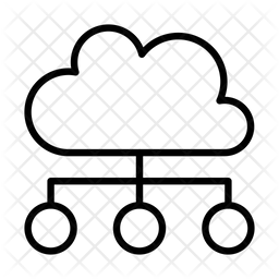 Cloud Connection Icon - Download in Line Style