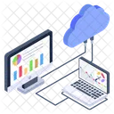 Connected Devices Cloud Network Cloud Connection Icon