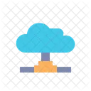 Cloud Connectivity Hub Smart Network Wireless Hub Icon