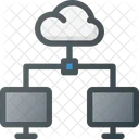Cloud connectivity with device  Icon