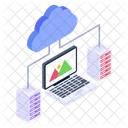 Laptop Cloud Cloud Content Cloud Technology Icon