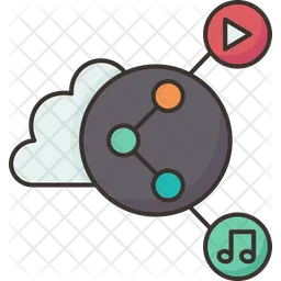 Cloud Content  Icon