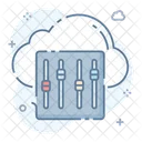 Filter Cloud Equalizer Cloud Parameters Icon