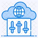 Cloud Control Cloud Panel Cloud Equalizer Icon