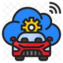 Cloud Control Car Icon