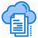 Cloud Copy Document  Icon