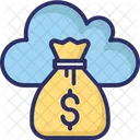 Cloud Money Cloud Dollar Dollar Sack Icon