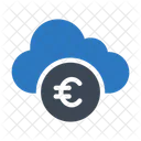 Euro Cloud Storage Icon
