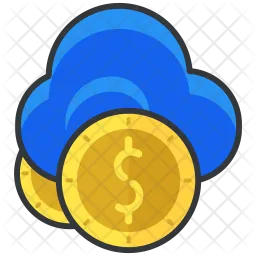 Cloud cost  Icon