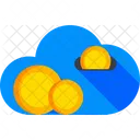 Cloud Cost Advertisement Payment Cloud Earnings Icon