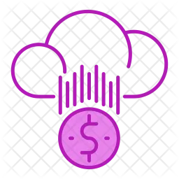 Cloud cost  Icon