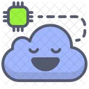 Cloud Cpu Cloud Microchip Icon