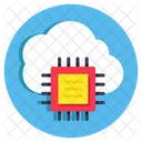 Cloud Cpu Cloud Processor Cloud Chip Icon