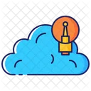 Creatività nel cloud  Icon