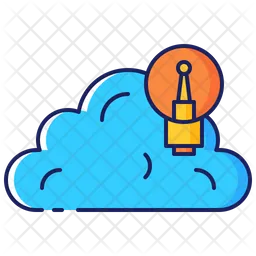 Creatività nel cloud  Icon